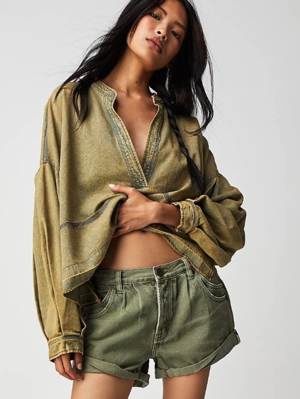 Brand New Free People X OneTeaspoon Smiths Tailored Low-Waist Shorts